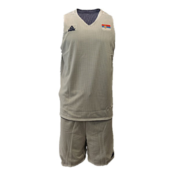 Peak komplet za trening košarkaške reprezentacije Srbije obostrani teget/beli KSS1919/20-1