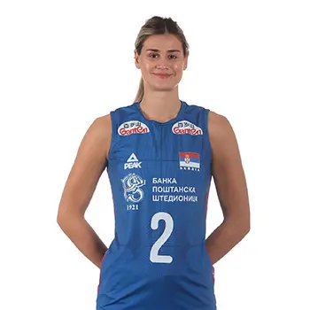 Peak ženski dres odbojkaške reprezentacije Srbije 2025/26 - plavi - sa štampom Peak ženski dres odbojkaške reprezentacije Srbije 2025/26 - plavi - sa štampom