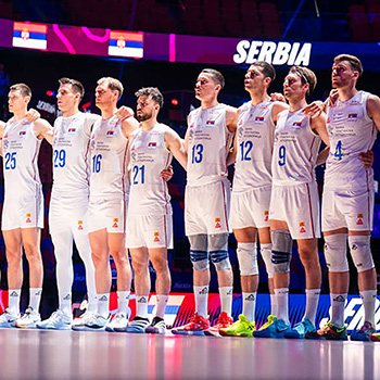 Peak muški dres odbojkaške reprezentacije Srbije 2024 - beli - sa štampom-1