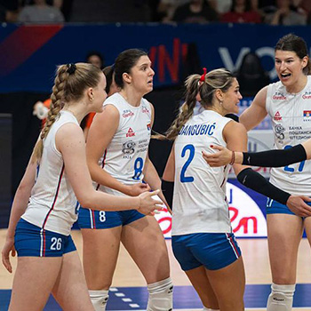 Peak ženski dres odbojkaške reprezentacije Srbije 2024 - beli - sa štampom-1