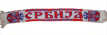 Dvostrani vuneni šal Srbija - model 1 Dvostrani vuneni šal Srbija - model 1