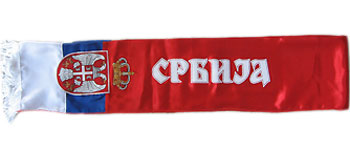 Silk scarf Serbia-1
