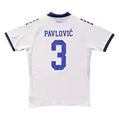 Capelli Sport replika belog dresa fudbalske reprezentacije Srbije 2025/26 - sa štampom