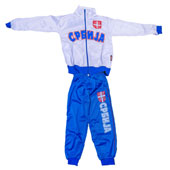 Kids white zip tracksuit Serbia