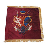 Uprising flag of the First Serbian Uprising - burgundy