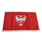 Zastava Nemanjića – saten crvena 120x80cm
