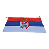 Body fun Serbia flag - dress-up flag