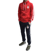 Red/navy hoodie tracksuit Serbia