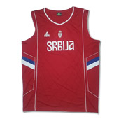 Peak Serbia national basketball team jersey - red