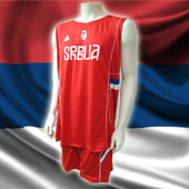 Peak komplet košarkaške reprezentacije Srbije - crveni