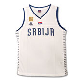 Peak Serbia national basketball team jersey 2023  - white