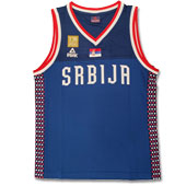 Peak Serbia national basketball team jersey 2023  - blue