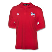 Peak Serbia national basketball team long sleeve polo 