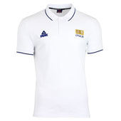 Peak Serbia national basketball team polo shirt 2023 - white