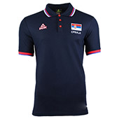 Peak Serbia national basketball team polo shirt 19/20 - navy