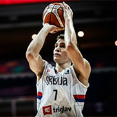 Peak dres košarkaške reprezentacije Srbije sa štampom - beli