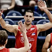 Peak muški dres odbojkaške reprezentacije Srbije 2025/26 - crveni - sa štampom