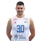 Official Peak volleyball jersey and shorts of Serbia male 2021/22 - white WITH PRINT