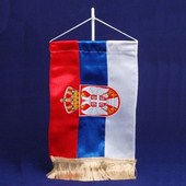 Stona zastavica Srbija 29 cm x 17 cm