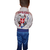 Kids tracksuit Serbia - white