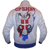 Serbia eagle tracksuit - white