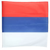 Mesh flag Serbia 100 cm x 100 cm