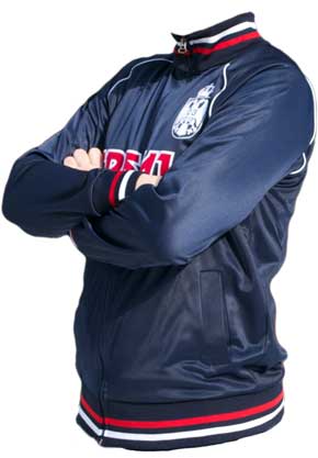 Serbia sweat suit - navy blue - top