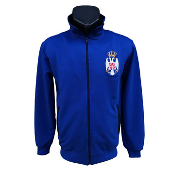 Plava zip trenerka Srbija - gornji deo Plava zip trenerka Srbija - gornji deo
