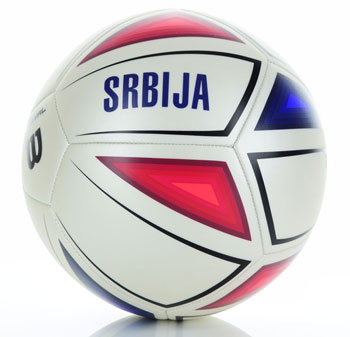 Wilson fudbalska lopta Srbija WTE7000XB