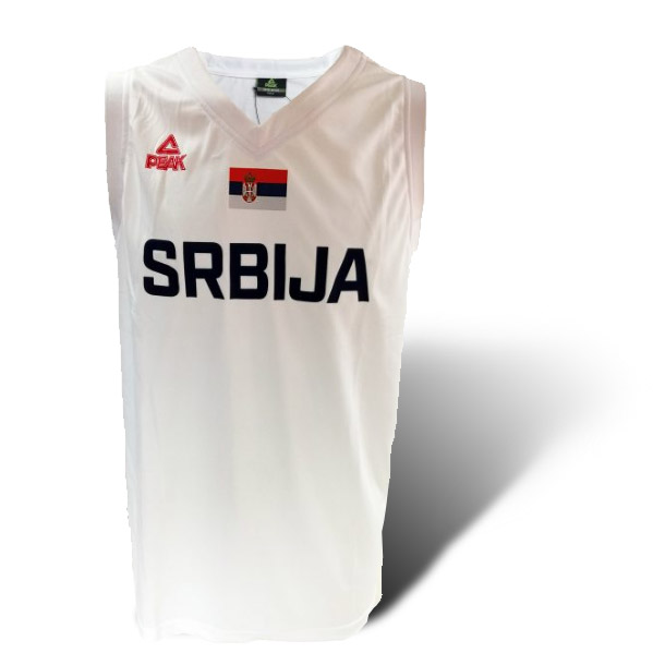 Ženski Peak dres košarkaške reprezentacije Srbije - beli