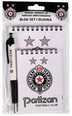 Block set and pen Partizan 2400