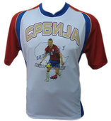 Supporter`s jersey Serbia - Vidic