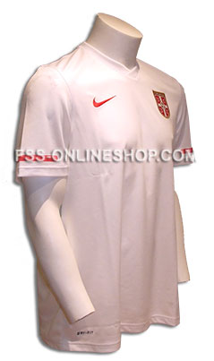 Serbian Supporters kit: white jersey + flag-1