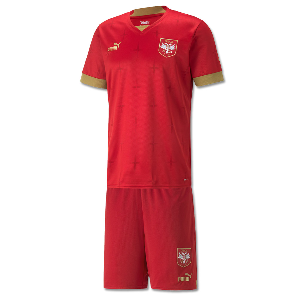 Komplet Puma crveni dres i šorc Srbije za SP u Kataru 2022