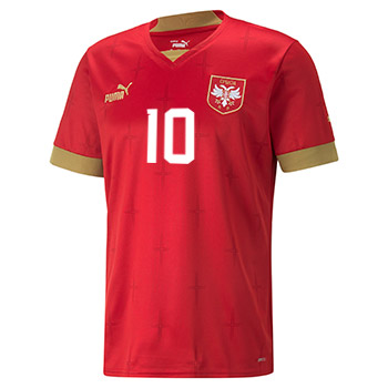 Komplet Puma crveni dres i šorc Srbije za SP u Kataru 2022 sa štampom-2