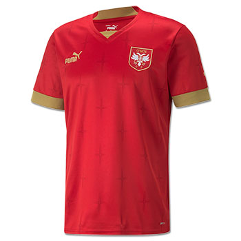 Komplet Puma crveni i beli dres Srbije za SP u Kataru 2022 sa štampom-2