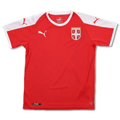 Puma kids Serbia home jersey for World Cup 2018 