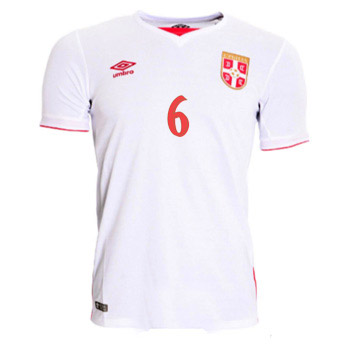 Umbro beli fudbalski dres Srbije 16/17 sa štampom-1 Umbro beli fudbalski dres Srbije 16/17 sa štampom-1