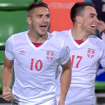 Umbro beli fudbalski dres Srbije 16/17 sa štampom-2 Umbro beli fudbalski dres Srbije 16/17 sa štampom-2