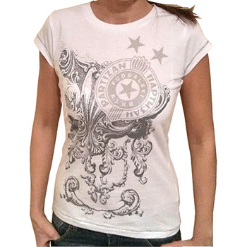 White womens T-shirt 