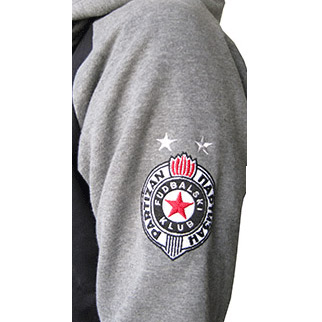Hoodie PFC FC Partizan 2105 - gray inscription-1 Hoodie PFC FC Partizan 2105 - gray inscription-1