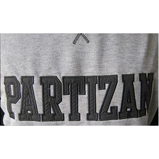Gray & black sweatshirt FC Partizan 2166-1 Gray & black sweatshirt FC Partizan 2166-1