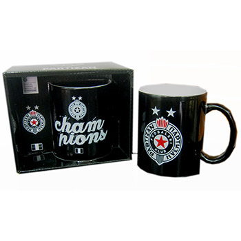 Metallic black coffee mug 