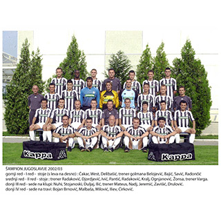 Podmetači za čaše sa timovima 6/1 FK Partizan 2881-2 Podmetači za čaše sa timovima 6/1 FK Partizan 2881-2