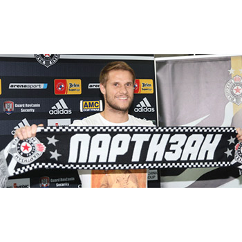 Žakard šal FK Partizan 2899-1 Žakard šal FK Partizan 2899-1