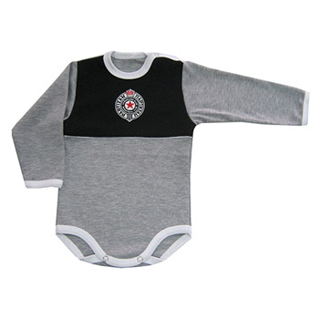 Sivi bebi bodi KK Partizan 3146 Sivi bebi bodi KK Partizan 3146
