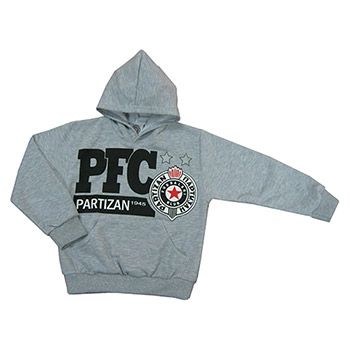 Dečiji duks PFC sivi FK Partizan (vel. 8-14) 3184 Dečiji duks PFC sivi FK Partizan (vel. 8-14) 3184