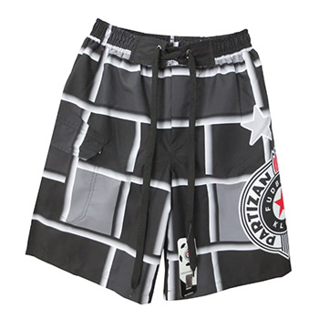 Bathing shorts FC Partizan 4011 - straight stripes Bathing shorts FC Partizan 4011 - straight stripes