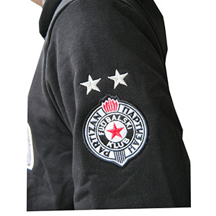 Crni zip duks sa kapuljačom FK Partizan 4046-1