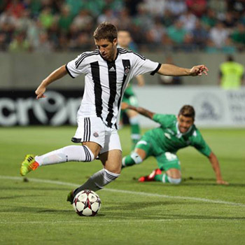 Adidas shorts FC Partizan for season 2014/15 (white) 5005